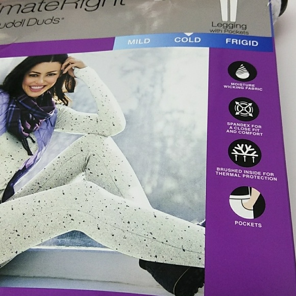 White heather ClimateRight by Cuddl Duds thermals - Picture 4 of 4
